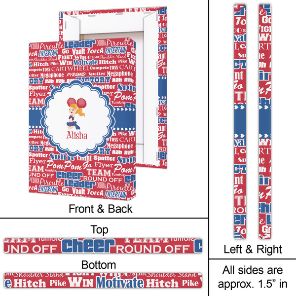 Cheerleader 20x30 - Canvas Print - Approval