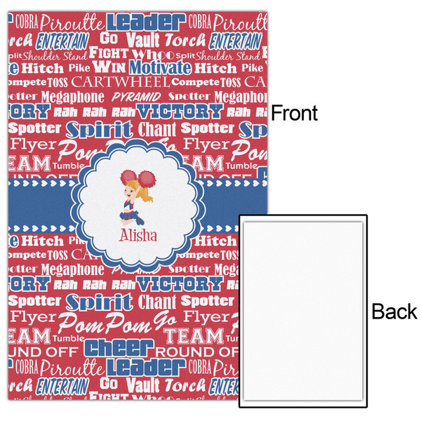 Cheerleader 24x36 - Matte Poster - Front & Back