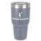Cheerleader 30 oz Stainless Steel Tumbler - Grey - Single-Sided (Personalized)