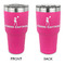 Cheerleader 30 oz Stainless Steel Ringneck Tumblers - Pink - Double Sided - APPROVAL
