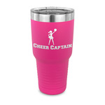 Cheerleader 30 oz Stainless Steel Tumbler - Pink - Single Sided (Personalized)