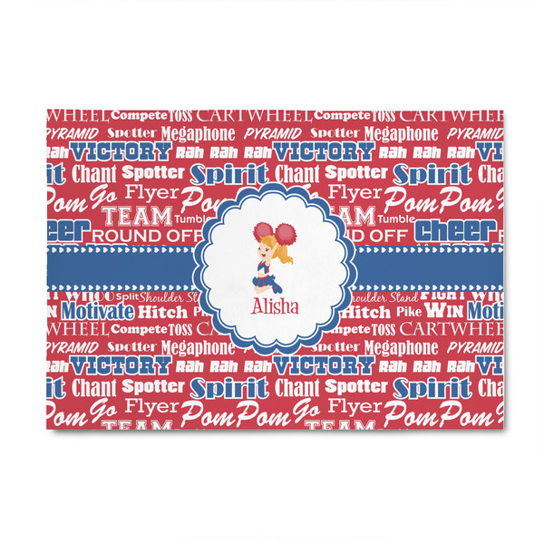 Custom Cheerleader 4' x 6' Indoor Area Rug (Personalized)
