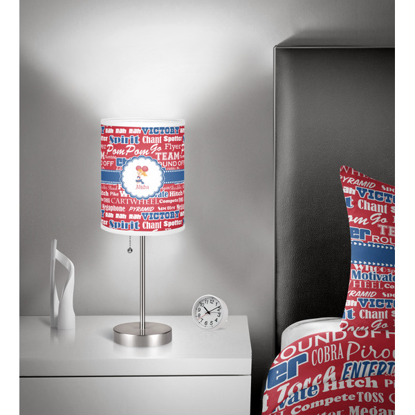 Cheerleader 7 inch drum lamp shade - in room