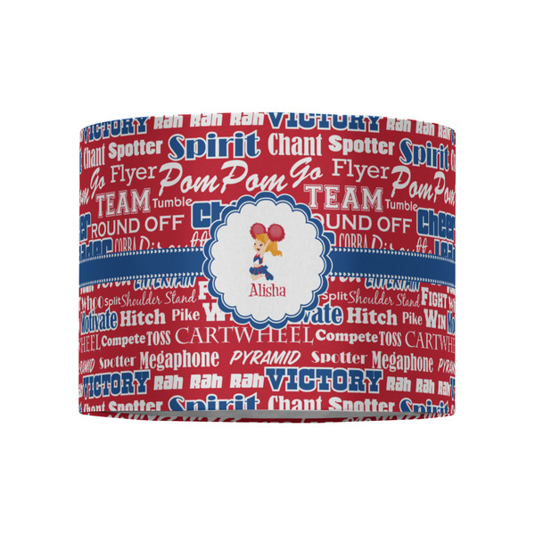 Cheerleader 8" Drum Lampshade - FRONT (Fabric)