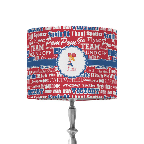 Custom Cheerleader 8" Drum Lamp Shade - Fabric (Personalized)