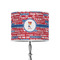 Cheerleader 8" Drum Lampshade - ON STAND (Poly Film)