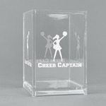 Cheerleader Acrylic Pen Holder (Personalized)