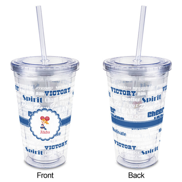 Cheerleader Acrylic Tumbler - Full Print - Approval