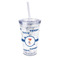 Cheerleader 16oz Double Wall Acrylic Tumbler with Lid & Straw - Full Print (Personalized)