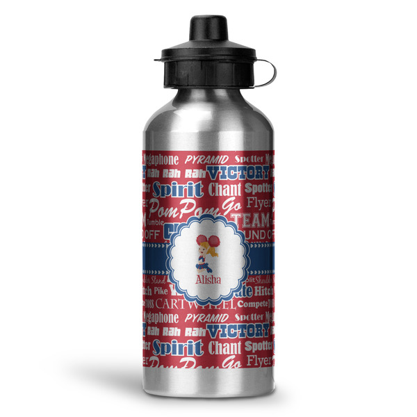 Custom Cheerleader Water Bottle - Aluminum - 20 oz (Personalized)