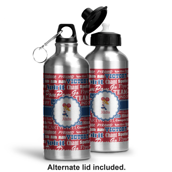 Cheerleader Aluminum Water Bottle - Alternate lid options
