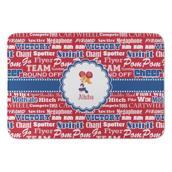 Custom Cheerleader Anti-Fatigue Kitchen Mat (Personalized)