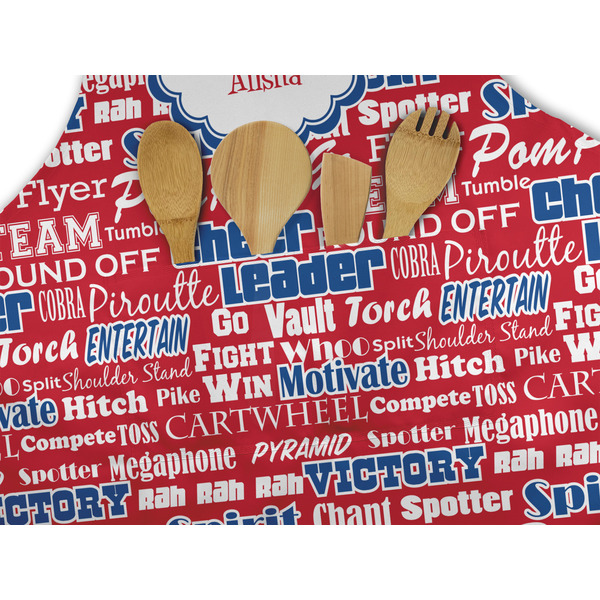 Cheerleader Apron - Pocket Detail with Props