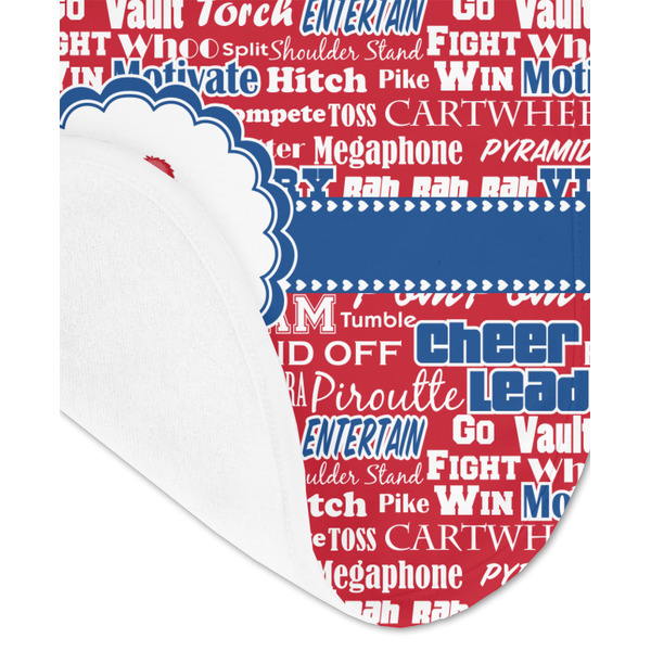 Cheerleader Baby Bib - AFT detail
