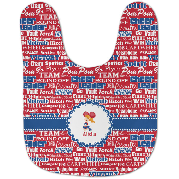 Cheerleader Baby Bib - AFT flat