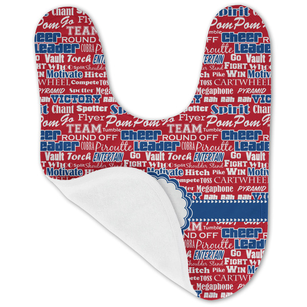 Cheerleader Baby Bib - AFT folded