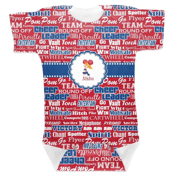 Custom Cheerleader Baby Bodysuit (Personalized)