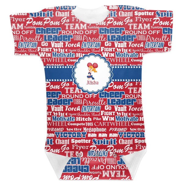 Custom Cheerleader Baby Bodysuit 3-6 (Personalized)