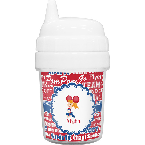 Custom Cheerleader Baby Sippy Cup (Personalized)