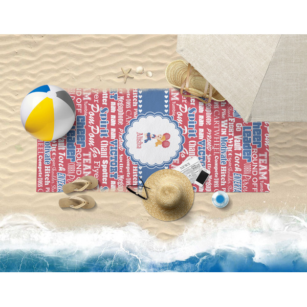 Cheerleader Beach Towel Lifestyle