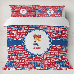 Cheerleader Duvet Cover Set - King (Personalized)