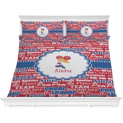 Cheerleader Comforter Set - King (Personalized)