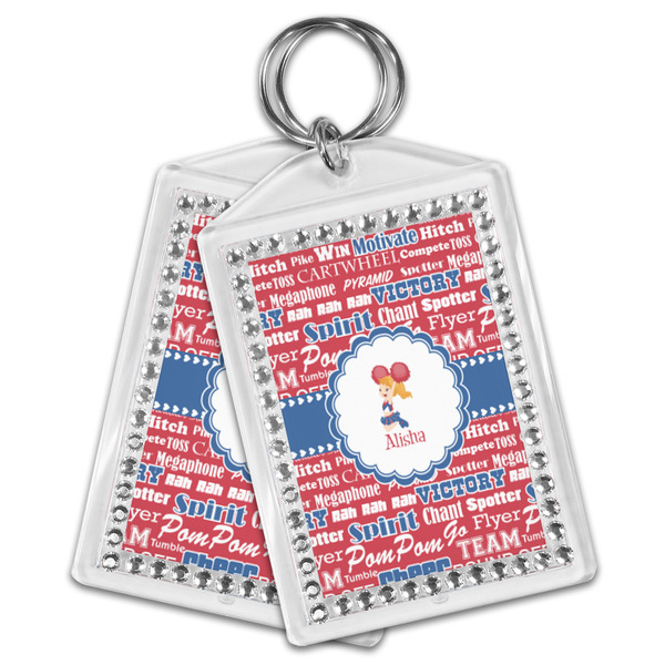 Cheerleader Bling Keychain - MAIN