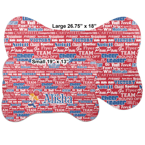 Cheerleader Bone Shaped Mat Comparison