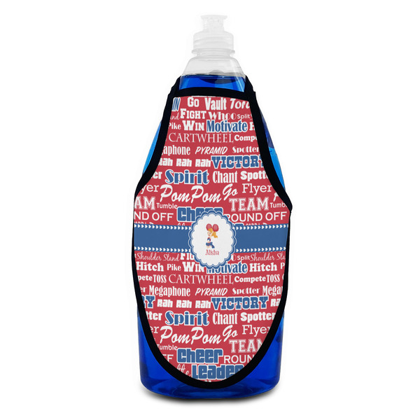 Cheerleader Bottle Apron - Soap - FRONT