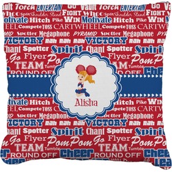 Cheerleader Faux-Linen Throw Pillow 18" (Personalized)