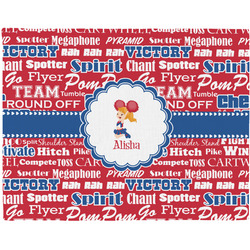 Cheerleader Woven Fabric Placemat - Twill w/ Name or Text