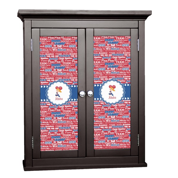 Custom Cheerleader Cabinet Decal - Large (Personalized)