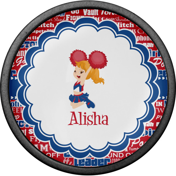 Cheerleader Cabinet Knob - Black - Front