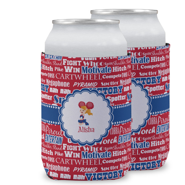 Custom Cheerleader Can Cooler (12 oz) w/ Name or Text