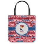 Cheerleader Canvas Tote Bag - Small - 13"x13" (Personalized)