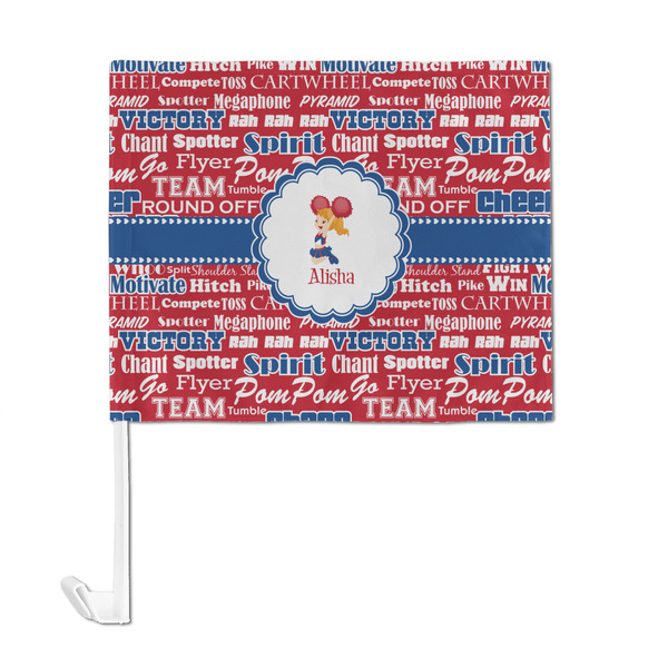 Cheerleader Car Flag - Large - FRONT