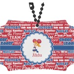Cheerleader Rear View Mirror Ornament (Personalized)