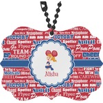 Cheerleader Rear View Mirror Charm (Personalized)