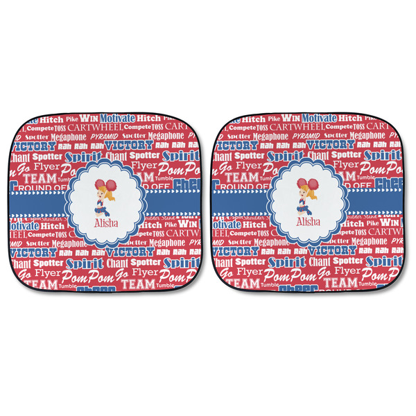 Cheerleader Car Sun Shades - FRONT