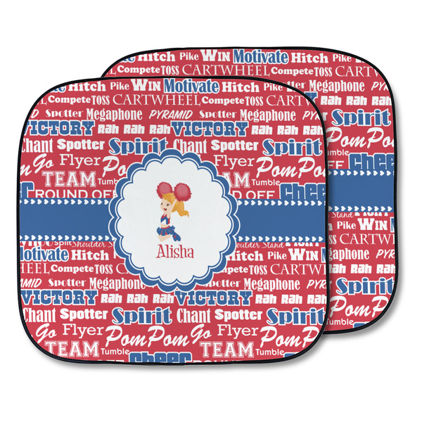 Custom Cheerleader Car Sun Shade - Two Piece (Personalized)