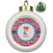 Cheerleader Ceramic Ball Ornament - Christmas Tree (Personalized)