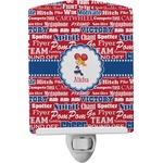Cheerleader Ceramic Night Light (Personalized)
