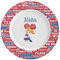Cheerleader Ceramic Dinner Plates (Set of 4) (Personalized)