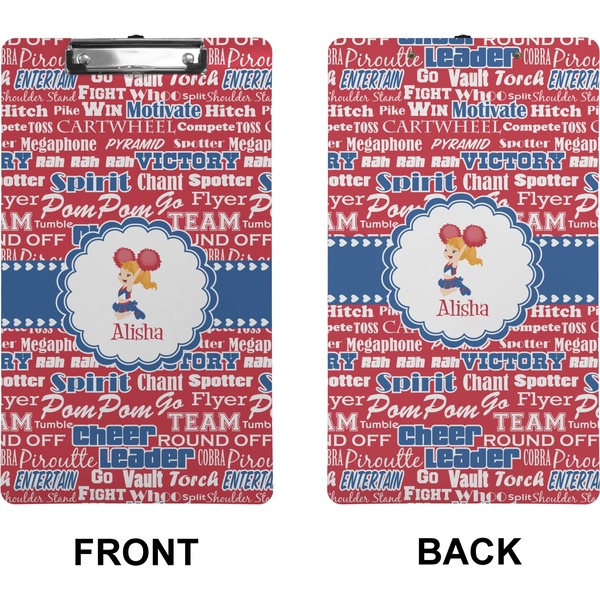 Cheerleader Clipboard (Legal) (Front + Back)