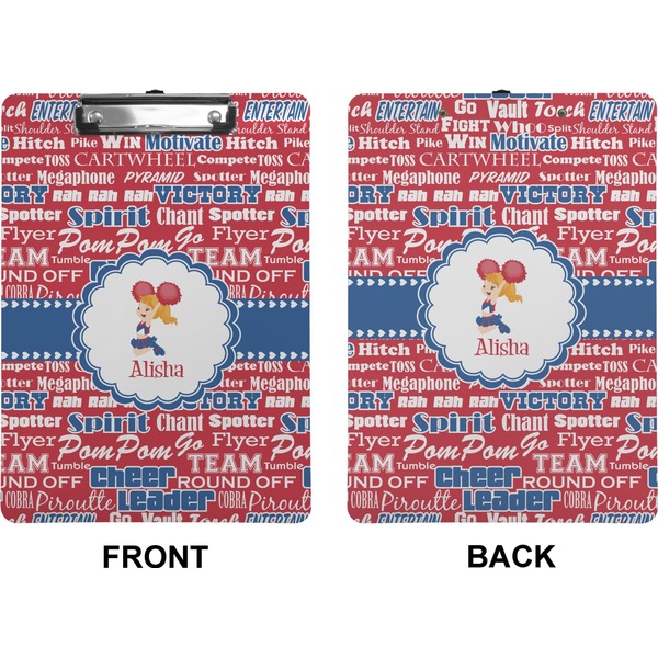Cheerleader Clipboard (Letter) (Front + Back)
