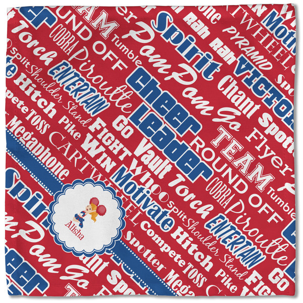 Cheerleader Cloth Napkins - Personalized Lunch (Single Full Open)