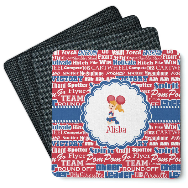 Cheerleader Coaster Rubber Back - Main