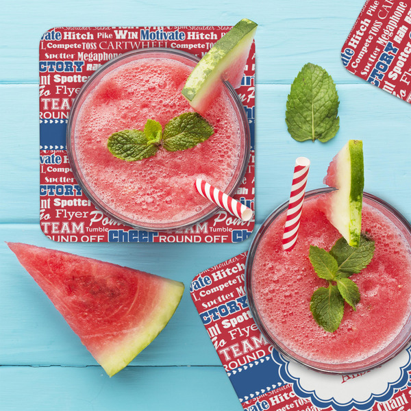 Cheerleader Coaster Set - LIFESTYLE