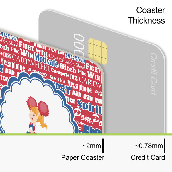 Cheerleader Coaster Thickness