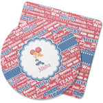 Cheerleader Rubber Backed Coaster (Personalized)